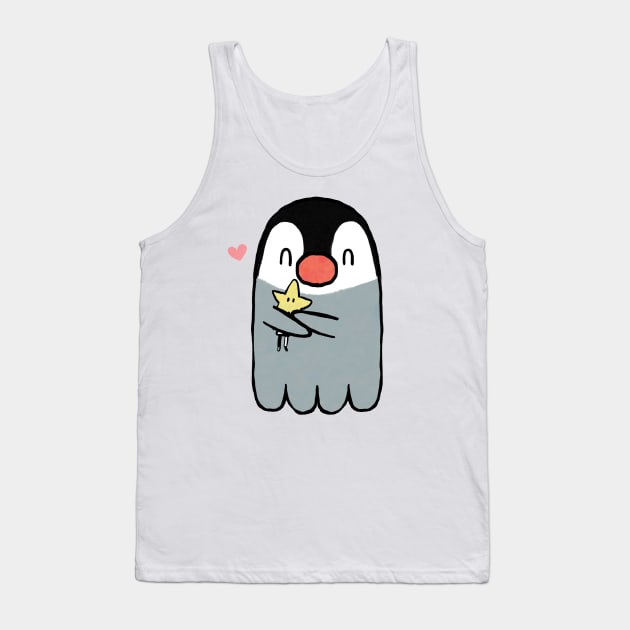 Pengu and his Hope fluffy Tank Top by forsakenstar